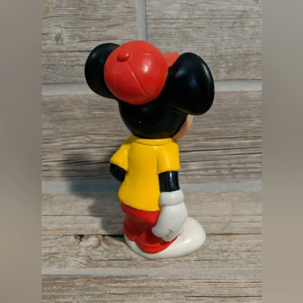 PlaySkool Mickey Mouse Baby Toy Squeezable Vintage Walt Disney 1982 CAKE TOPPER